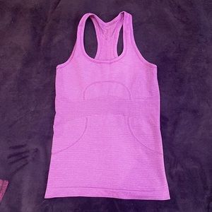 Lululemon pink/magenta workout tank